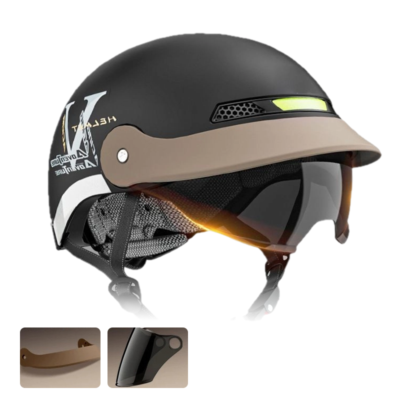 🥳2026 HOT SALE🥳💞50K+ SOLD!🏍️Breathable Lightweight Helmet – Crash-resistant shell, airflow design. Stays cool & secure. Ideal for senior riders👴✅
