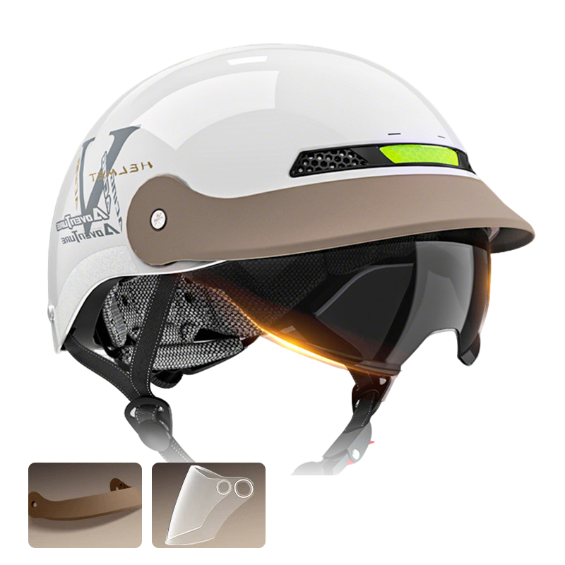 🥳2026 HOT SALE🥳💞50K+ SOLD!🏍️Breathable Lightweight Helmet – Crash-resistant shell, airflow design. Stays cool & secure. Ideal for senior riders👴✅