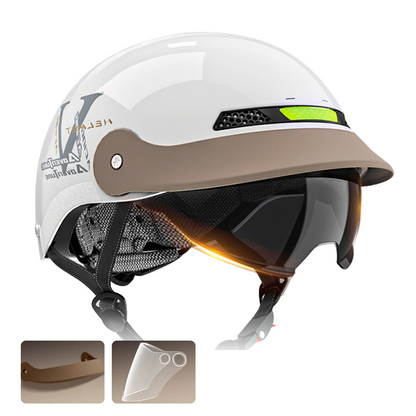 🥳2026 HOT SALE🥳💞50K+ SOLD!🏍️Breathable Lightweight Helmet – Crash-resistant shell, airflow design. Stays cool & secure. Ideal for senior riders👴✅
