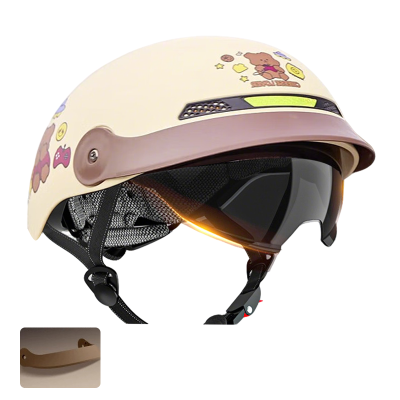 🥳2026 HOT SALE🥳💞50K+ SOLD!🏍️Breathable Lightweight Helmet – Crash-resistant shell, airflow design. Stays cool & secure. Ideal for senior riders👴✅