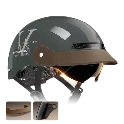 🥳2026 HOT SALE🥳💞50K+ SOLD!🏍️Breathable Lightweight Helmet – Crash-resistant shell, airflow design. Stays cool & secure. Ideal for senior riders👴✅