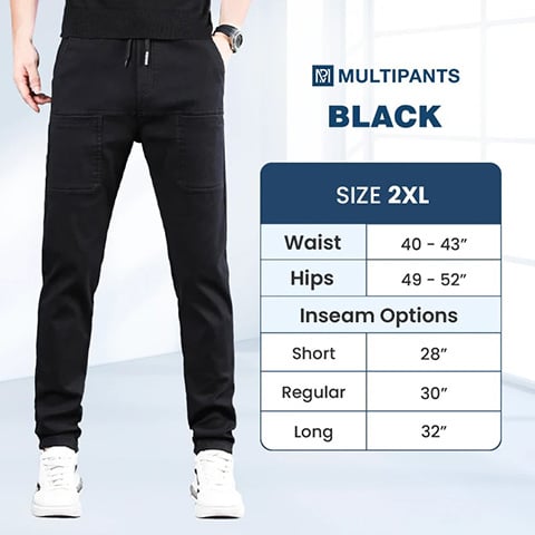 👖🛠️MultiPants – High Stretch Multi-pocket Durable Cargo Pants