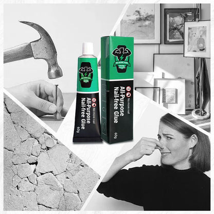 🔧BUY 1 GET 1 FREE✨All-Purpose Nail-Free Glue – Strong & Instant Bond, Waterproof & For Multiple Surfaces🏠