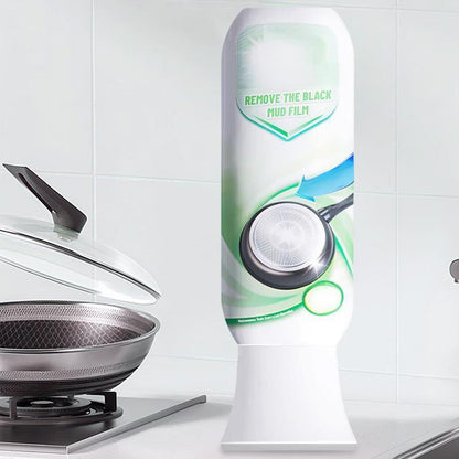 🍳Non-Toxic Burnt Residue Mud Film, Dissolves Grease In 5 Mins