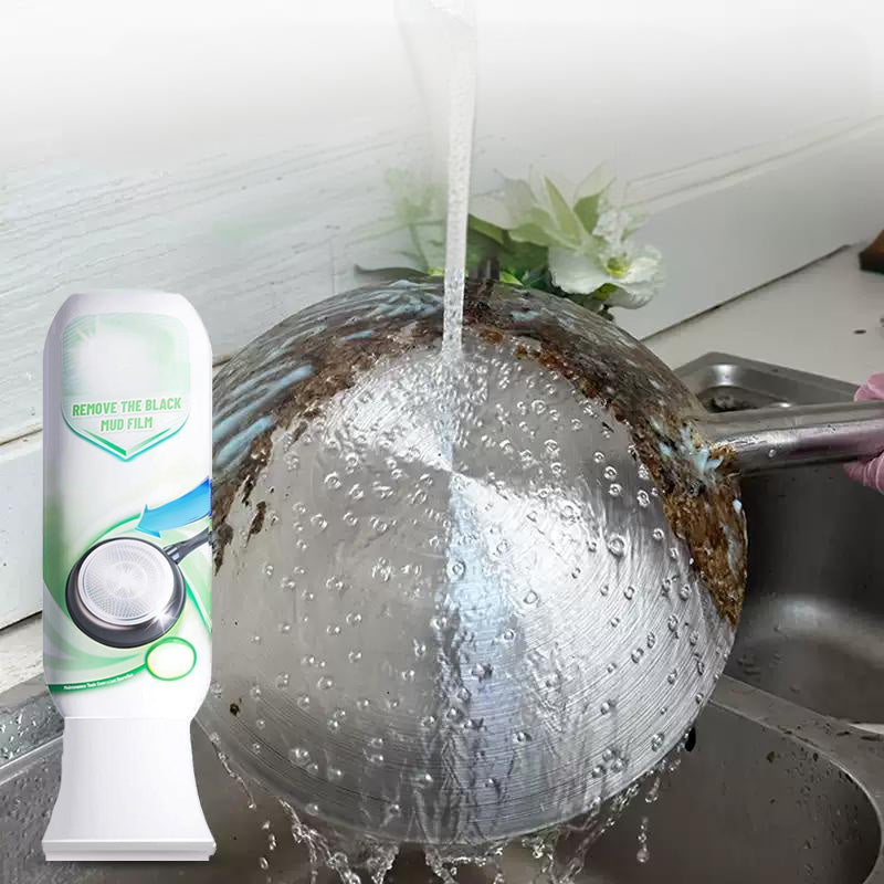 🍳Non-Toxic Burnt Residue Mud Film, Dissolves Grease In 5 Mins