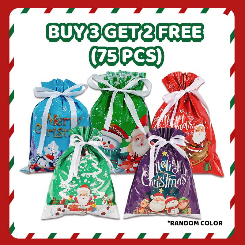 🎅🎁Christmas Gift Bag With Drawstring