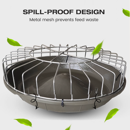 Large-Capacity Round Poultry Feed Trough