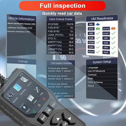 🚗50% OFF NOW!🎉Professional OBD2 Diagnostic Tool – Fast Analysis, Wide Compatibility & User-Friendly🔍📦