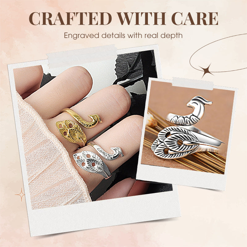⏳Limited-time 50% off⏰Charming Adjustable Vintage Peacock Ring🦚💍
