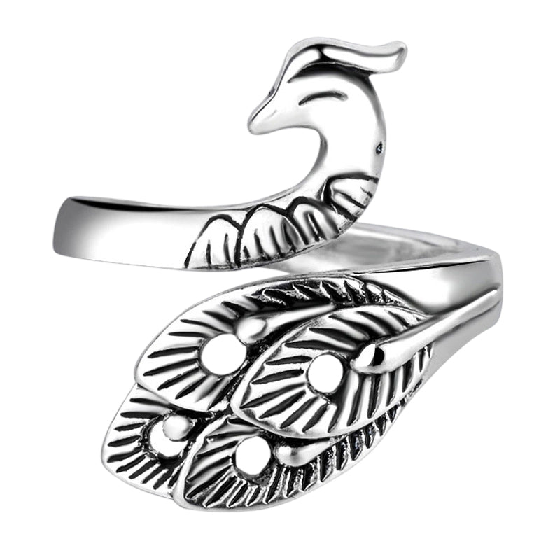 ⏳Limited-time 50% off⏰Charming Adjustable Vintage Peacock Ring🦚💍