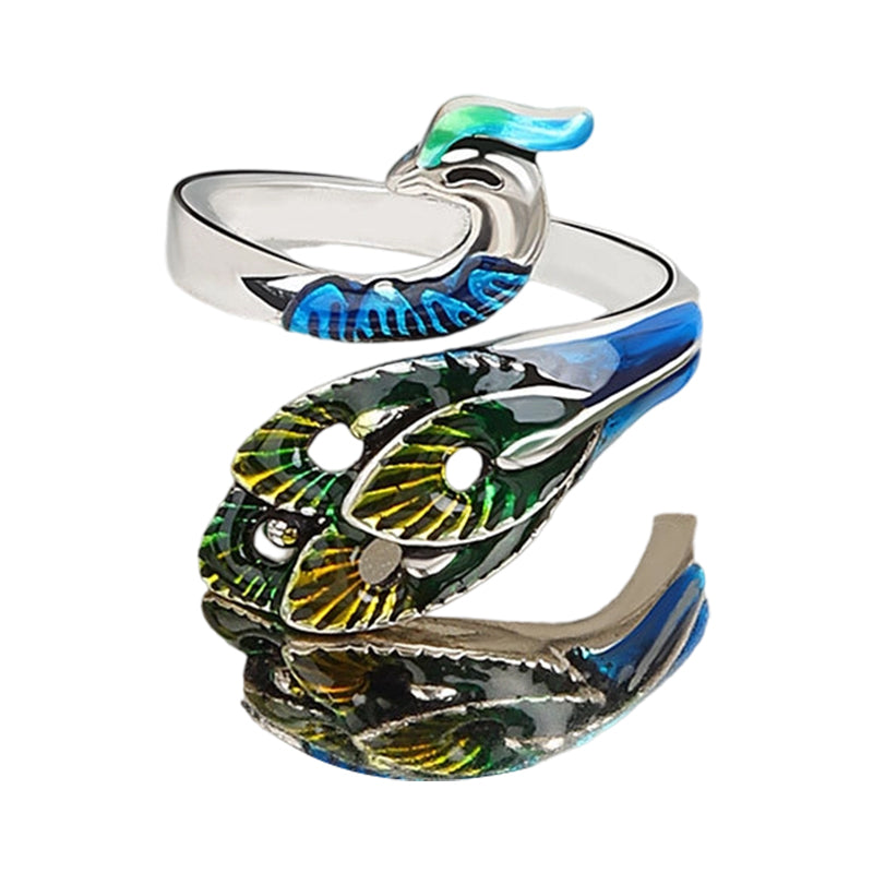 ⏳Limited-time 50% off⏰Charming Adjustable Vintage Peacock Ring🦚💍