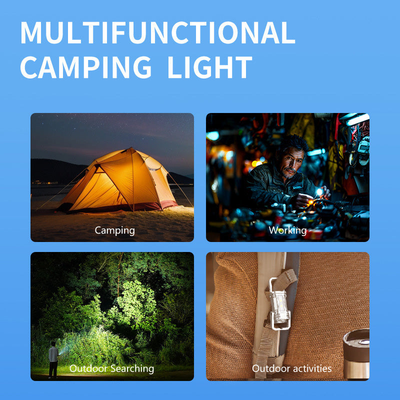Multifunctional Mini Keychain Flashlight with Clip