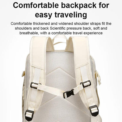 Box-Style Large Capacity Luggage Backpack