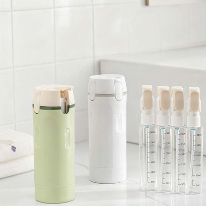 🎉4-in-1 Travel Dispenser Bottles – Leak-Proof, Refillable & TSA Approved