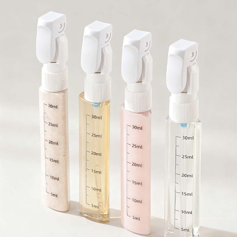 🎉4-in-1 Travel Dispenser Bottles – Leak-Proof, Refillable & TSA Approved