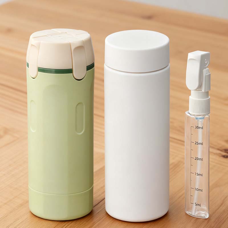 🎉4-in-1 Travel Dispenser Bottles – Leak-Proof, Refillable & TSA Approved