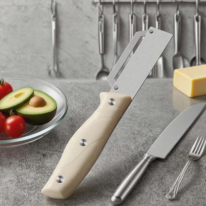 🔥HOT SALE 50%OFF🔥 Razor-Sharp Steel & Ergonomic Wood Handle for Effortless Peeling