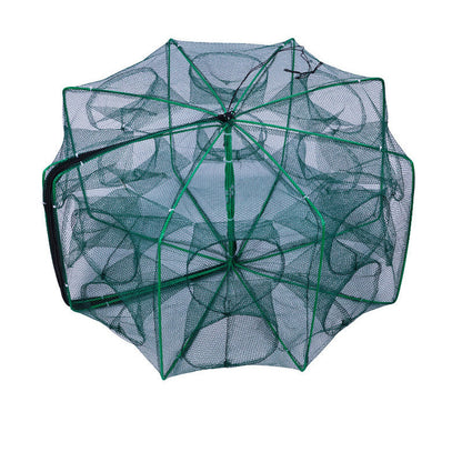 Auto-Foldable Strengthened Fishing Trap Net