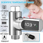 🌡️SHOWER THERMOMETER🚿LCD Display with Backlight, Easy Installation Without Tools, IPX7 Waterproof, Perfect for Modern Bathroom🛁✨