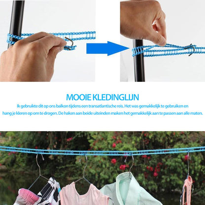 📢📢58% OFF !! ⏰ Portable Travel Clothesline – Windproof, non‑slip & sturdy ✨