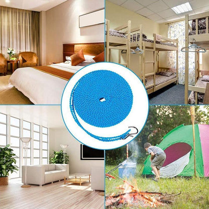 📢📢58% OFF !! ⏰ Portable Travel Clothesline – Windproof, non‑slip & sturdy ✨