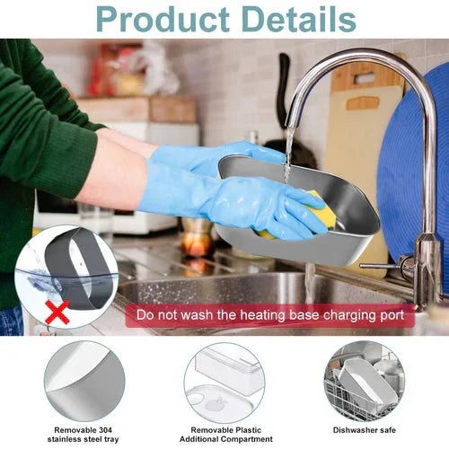 2-in-1 Portable Electric Lunch Box - Dual Voltage Car & Home Food Warmer