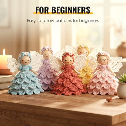 DIY Crochet Angel Ornament Kit for Beginners