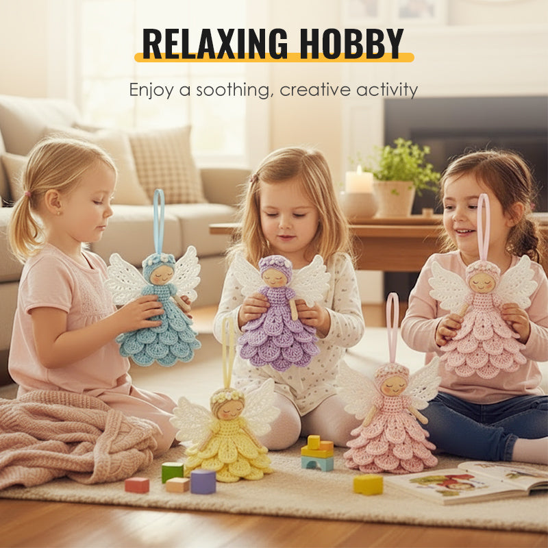 DIY Crochet Angel Ornament Kit for Beginners