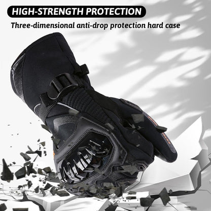 Warm motorcycle gloves