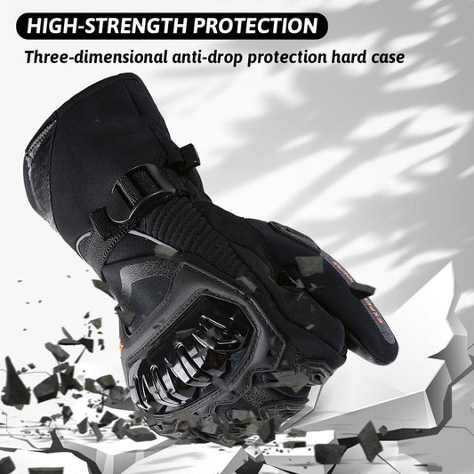 Warm motorcycle gloves