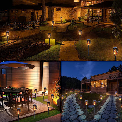 ⏳Time-Limited Special⏰Solar Garden Torch Lamps – Auto-On at Dusk, Waterproof IP65 & Wire-Free Outdoor Lighting 🔆