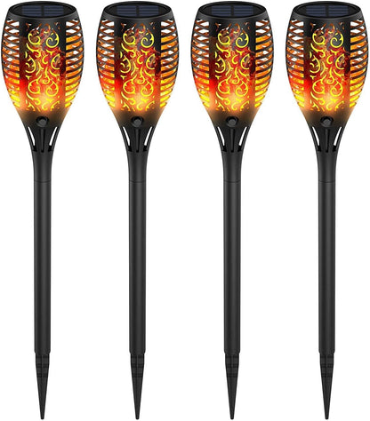 ⏳Time-Limited Special⏰Solar Garden Torch Lamps – Auto-On at Dusk, Waterproof IP65 & Wire-Free Outdoor Lighting 🔆