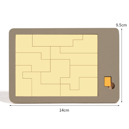 Wooden Tangram Board Puzzle Game