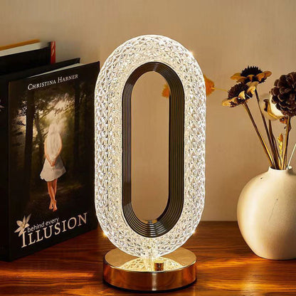 🎁2026 New Arrivals 50% OFF💥Rechargeable Luxury Crystal LED Night Light Lamp