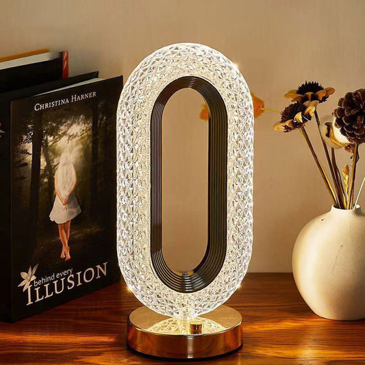 🎁2026 New Arrivals 50% OFF💥Rechargeable Luxury Crystal LED Night Light Lamp