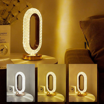 🎁2026 New Arrivals 50% OFF💥Rechargeable Luxury Crystal LED Night Light Lamp
