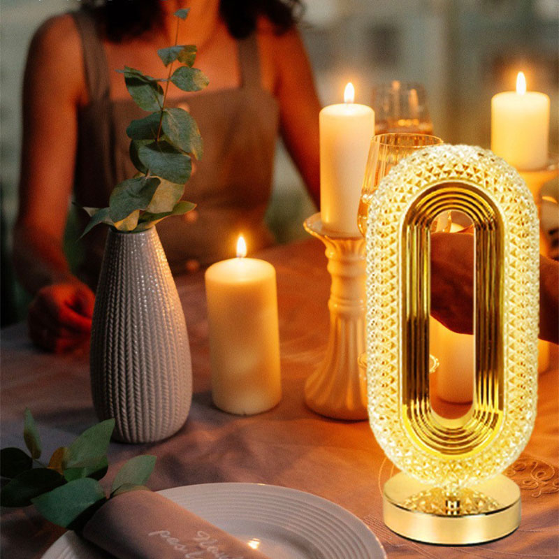 🎁2026 New Arrivals 50% OFF💥Rechargeable Luxury Crystal LED Night Light Lamp