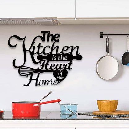 Black Metal Sign Wall Art Decoration