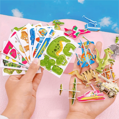 🔥Last Day 50% OFF🔥Educational 3D Cartoon Puzzle🧩