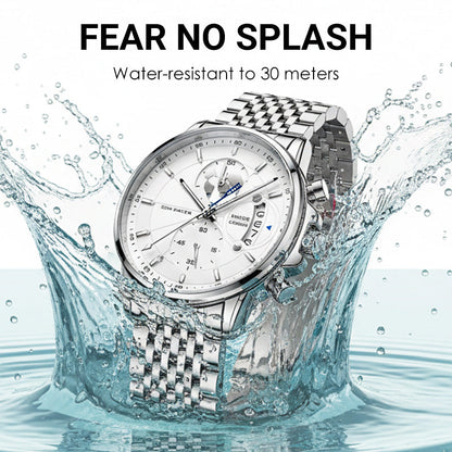⏳Time-Limited Special⏰Men's watch with globe motif in maritime style⌚️