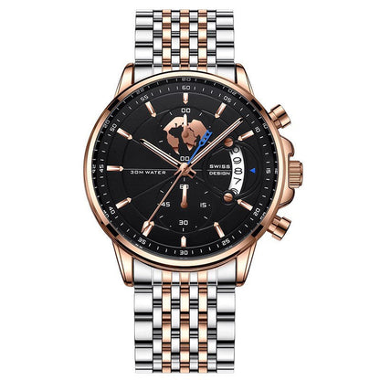 ⏳Time-Limited Special⏰Men's watch with globe motif in maritime style⌚️
