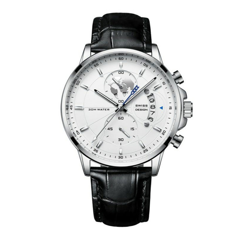 ⏳Time-Limited Special⏰Men's watch with globe motif in maritime style⌚️