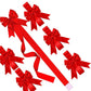 Large Christmas Cabinet Door Ribbon Bow