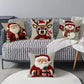 Festive Christmas Character Pillow Cover