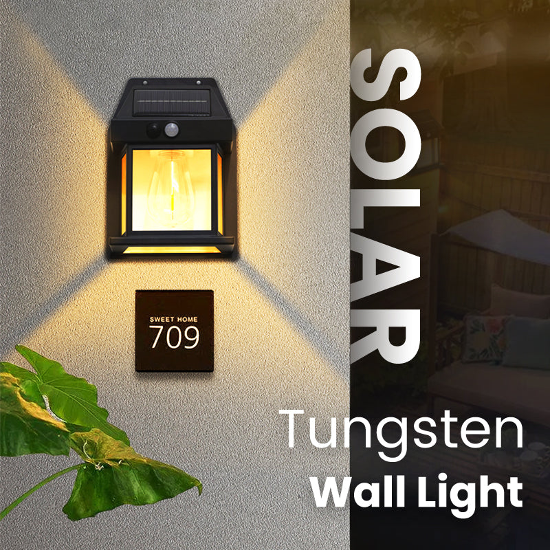 🎁Christmas Limited Discount⏳Motion Sensor Solar Tungsten Wall Light
