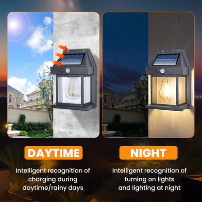 🎁Christmas Limited Discount⏳Motion Sensor Solar Tungsten Wall Light