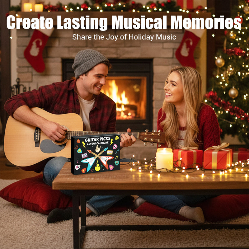 24-Day Christmas Guitar Picks Advent Calendar