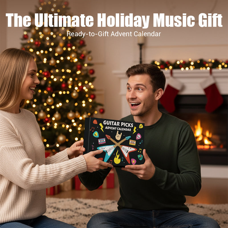 24-Day Christmas Guitar Picks Advent Calendar