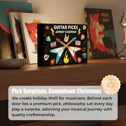 24-Day Christmas Guitar Picks Advent Calendar