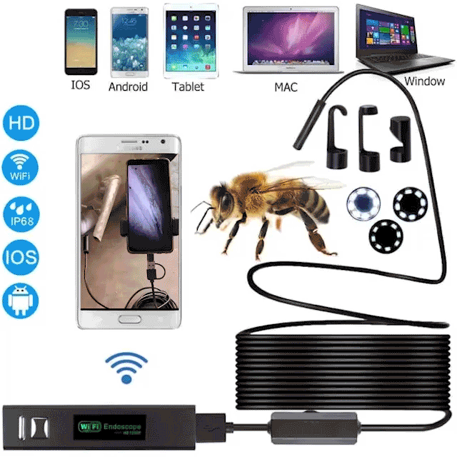 🔥Waterproof Endoscope (Universal Fit for All Devices)